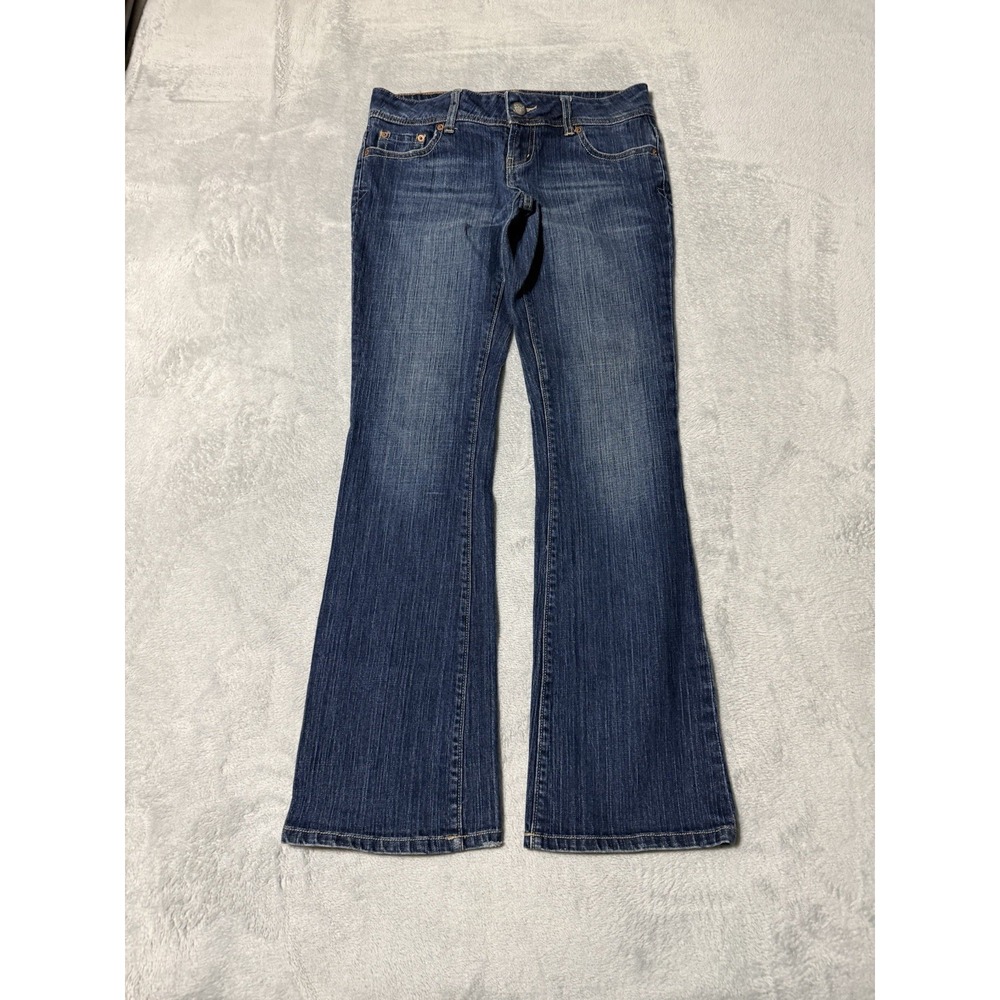 American Eagle Jeans Womens 4 Blue Artist Flare Denim Medium Wash 30x30.5